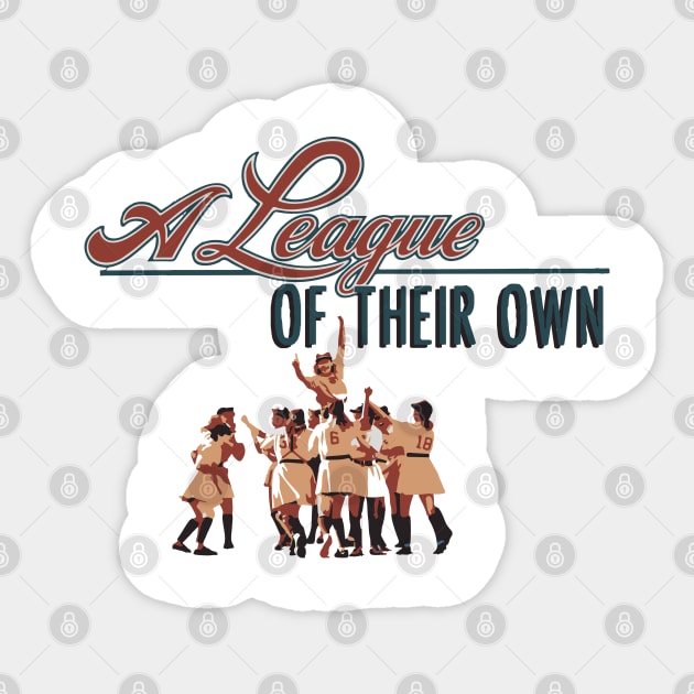 A League of Their Own Sticker by mariansar